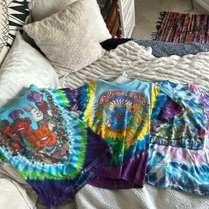 Greatful dead t-shirt bundle (3 shirts)